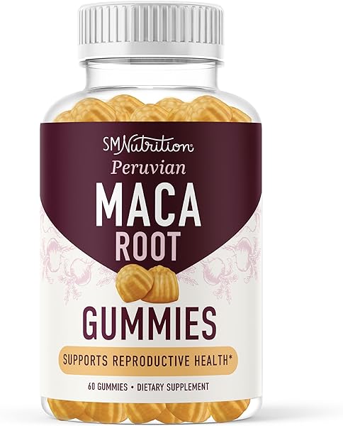 Maca Root Gummies for Drive, Performance & Energy Support | Hormone Balance for Women and Men | Herbal Supplements with Natural Peach Flavor, 200MG Extra Strength | Vegetarian, Non-GMO | 90 Gummies in Pakistan in Pakistan