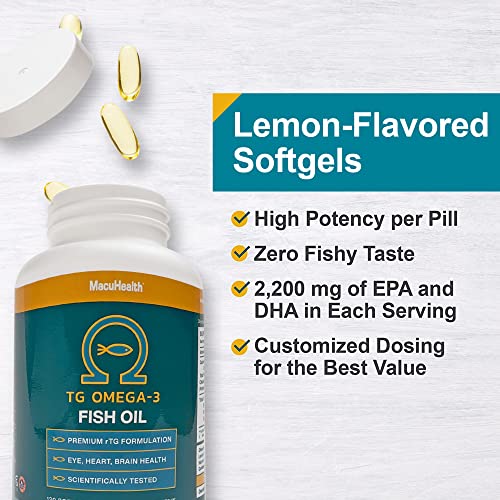 Macuhealth Omega 3 Fish Oil - Eye & Heart Health Supplement in Pakistan
