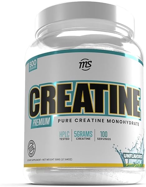 Man Sports 100% Pure Creatine Monohydrate Powder, Neutral, 500 Gram - 100 Servings in Pakistan in Pakistan