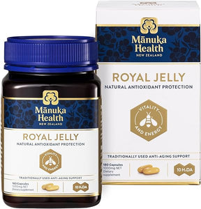 Manuka Health Royal Jelly Capsules, 1000mg NET - 180 Count (3-Month Supply) - Traditional Anti Aging Supplement from New Zealand in Pakistan