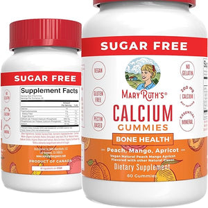 MaryRuth's Calcium Supplement | Sugar Free | Calcium Gummies for Women and Men Ages 14+ | Strong Bones and Teeth | Essential Mineral | Vegan | Gluten Free | 60 Count in Pakistan