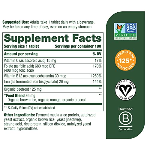 MegaFood Blood Builder - Iron Supplement Clinically Shown Supplement in Pakistan