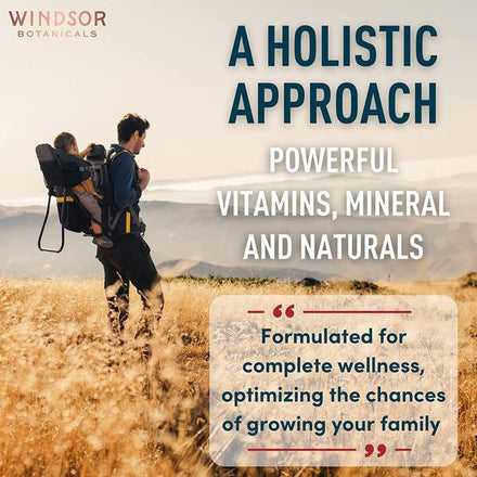 Men Fertility Supplement with Maca Root, L Arginine and Ashwagandha Conception Fertility Vitamins and Minerals