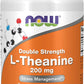 NOW Supplements, L-Theanine 200 mg with Inositol, Stress Management*, 120 Veg Capsules