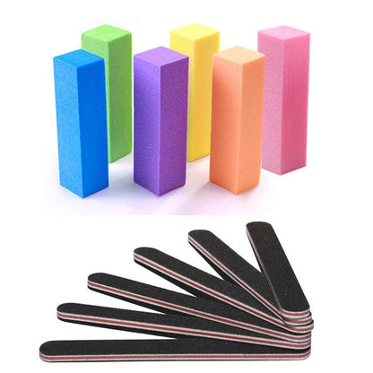 Nail Files and Buffer, Professional Manicure Tools Kit Art Care Buffer Block Tools