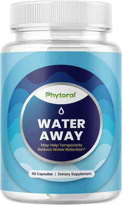 Natural Diuretic Water Away Pills - Herbal Diuretic Water Pills Water Retention Support Urinary Tract Health and Detox Cleanse with Dandelion Extract