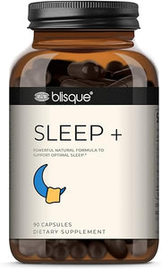 Natural Sleep Aid Supplement for Sleep Support | Doctor-Approved | with Melatonin, Valerian Root, and Passion Flower | 90 Capsules | Vegan and Non-GMO in Pakistan