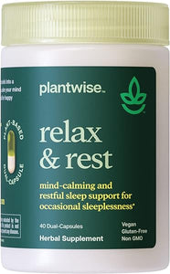 Natural Sleep Aid, Valerian Root, 5HTP, Melatonin, GABA, Lemon Balm, Chamomile, Passion Flower, Futura 75, Venetron Rafuma, Gluten Free, Vegan. Deep Sleep & REM Sleep Aid, 40 Dual-Caps in Pakistan