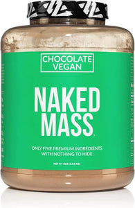 Natural Vegan Weight Gainer Protein Powder Supplement, Gluten Free, Soy Free & Dairy Free.