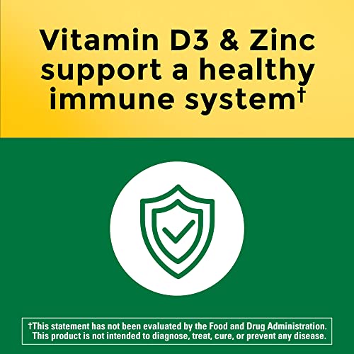 Nature Made Magnesium Complex with Vitamin D and Zinc Supplements for Muscle, Nerve, Heart & Bone Support with Vitamin D3 & Zinc for Immune Support, 60 Capsules, 30 Day Supply