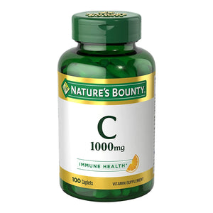 Nature's Bounty Vitamin C Caplets, 1000 mg Supplement, 300 Count