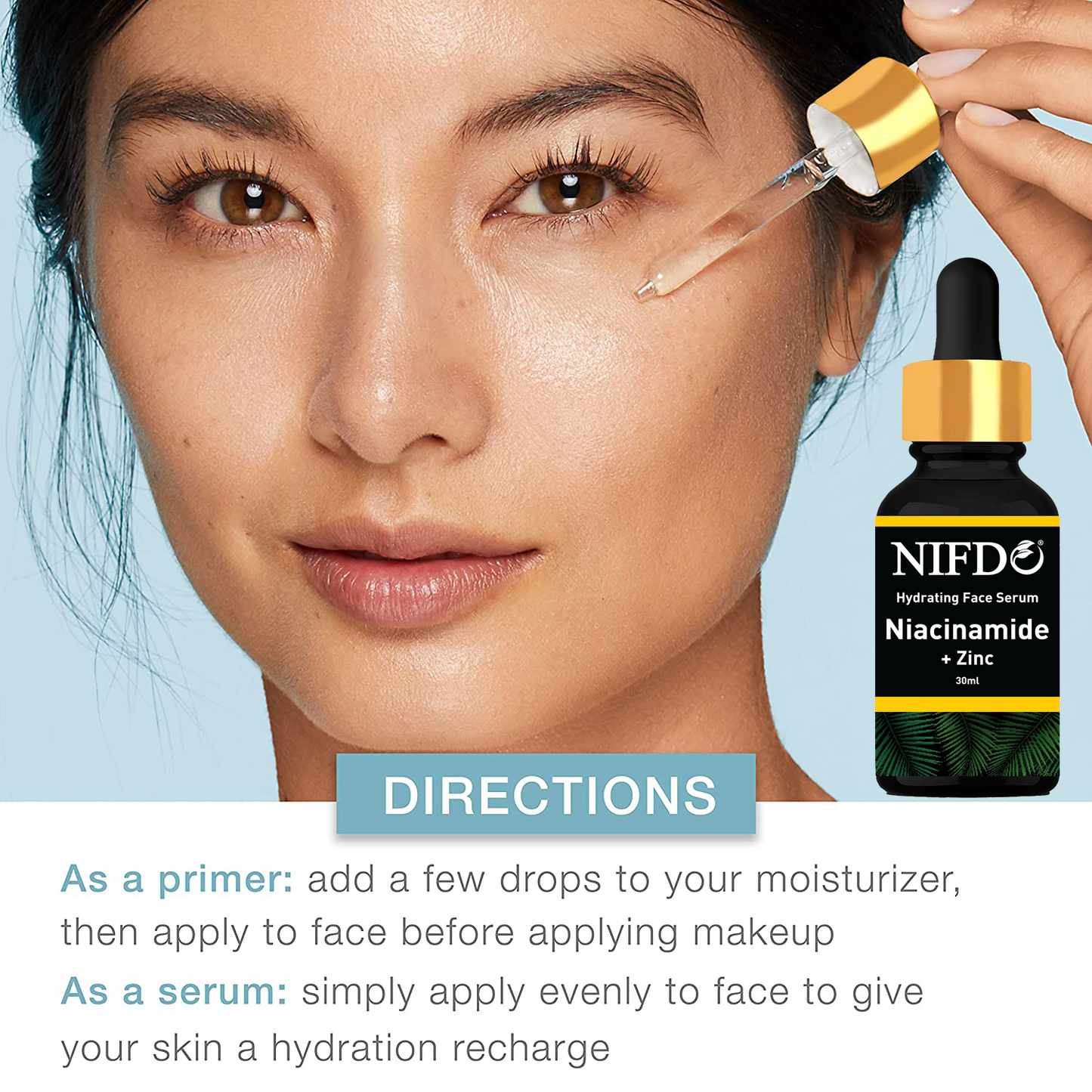 Nifdo Skin Brightening Serum with Niacinamide and Zinc