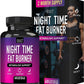 Night Time Fat Burner - Metabolism Support, Appetite Suppressant and Weight Loss supplement