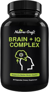 Nootropic Memory Supplement for Brain Support - Memory Pills for Brain Boost and Natural Energy Booster - Vitamin B 12 Bacopa Monnieri Rhodiola Rosea DMAE Ginkgo Biloba Phosphatidylserine Supplement in Pakistan