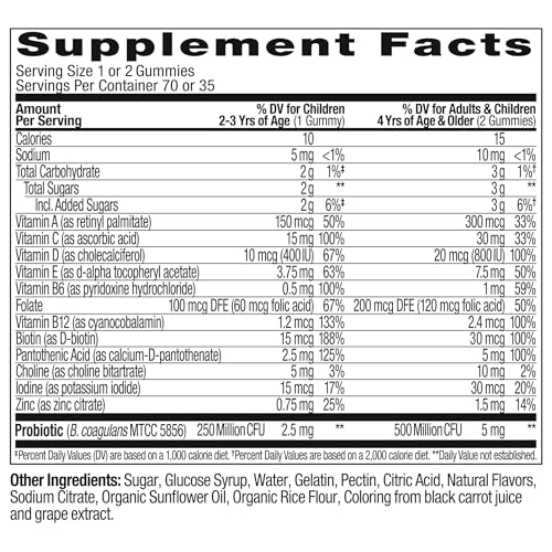 OLLY Kids Multivitamin + Probiotic Gummy, Digestive Supplement in Pakistan