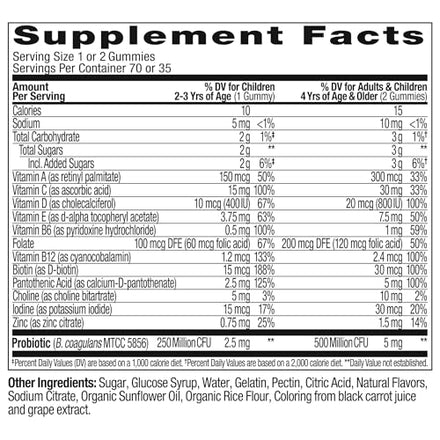 OLLY Kids Multivitamin + Probiotic Gummy, Digestive Supplement in Pakistan