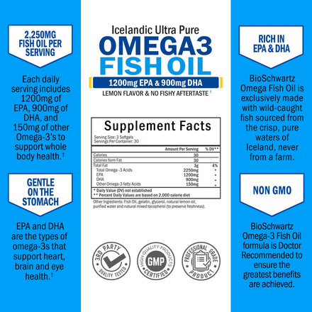 Omega 3 Fish Oil Supplement - DHA Fatty Acid Supplement in Pakistan
