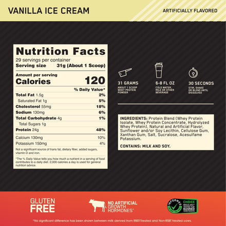 Optimum Nutrition Gold Standard 100% Whey Protein Powder, Supplement in Pakistan
