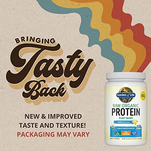 Organic Vegan Vanilla Protein Powder - Garden of Life – Supplement in Pakistan