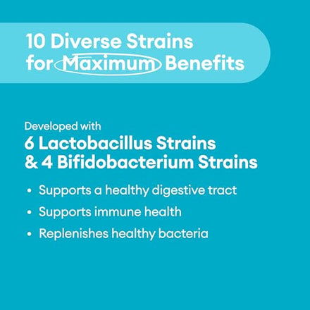 Physician's Choice Probiotics 60 Billion CFU - 10 Strains + Organic Prebiotics - Immune, Digestive & Gut Health - Supports Occasional Constipation, Diarrhea, Gas & Bloating - for Women & Men - 30ct