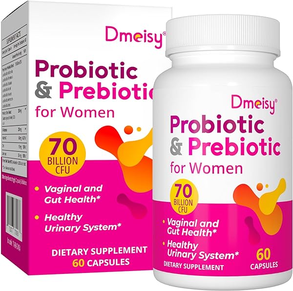 Probiotics for Women, 70 Billion CFU Probiotics + Prebiotics & D-Mannose, 13-IN-1 Women's Probiotics for Vaginal, Urinary Immune & Digestive Health, pH Balance, Constipation, Diarrhea - 2 Month Supply in Pakistan in Pakistan