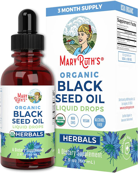 Pumpkin Seed Oil Liquid Drops by MaryRuth's | 2 Month Supply | Sugar Free | USDA Organic Pumpkin Seed Oil for Men & Women | Urinary Tract Support | Hair & Skin Health | Vegan | Gluten Free | 1 Fl Oz