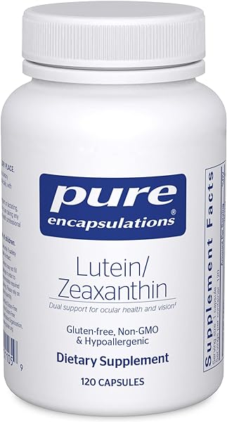 Pure Encapsulations Lutein & Zeaxanthin - Supports Overall Vision* - Maintains Macular Pigment & Eye Health* - Antioxidant Support* - Vegan-Friendly & Non-GMO - 120 Capsules in Pakistan