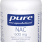 Pure Encapsulations NAC 600 mg | N-Acetyl Cysteine Amino Acid Supplement for Lung and Immune Support, Liver, and Antioxidants* | 90 Capsules