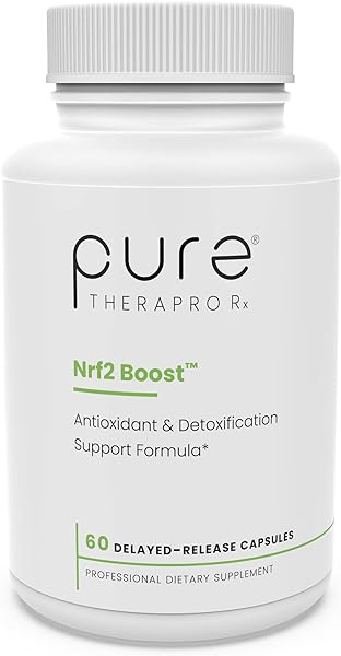 Pure TheraPro Rx Nrf2 Boost - NRF-2 Activator with Patented Sulforaphane, Curcumin, Green Tea & Trans-Pterostilbene | Antioxidant Supplement to Reduce Oxidative Stress, Made in USA (60 Vegan Capsules) in Pakistan in Pakistan