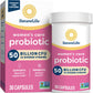 Renew Life Women's Probiotic Capsules, 50 Billion CFU Guaranteed, Supports Vaginal, Urinary, Digestive and Immune Health*, L. Rhamnosus GG, Dairy, Soy and gluten-free, 30 Count