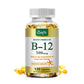 Catfit 500mcg Vitamin B 12 Capsule Energy Metabolism Nervou System& Blood Cell Care Relieve Anxiety &Irritability Supplements