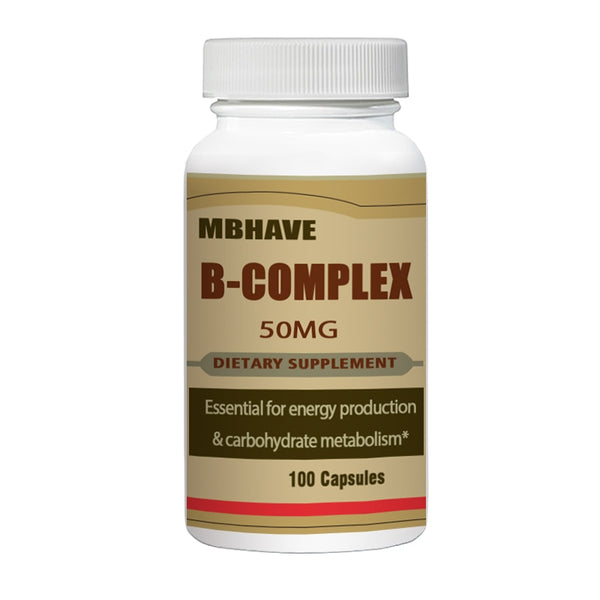 Vitamin B Complex 500Mg 100Capsule  High Strength All 9 B Vitamins B12 B complex in Pakistan