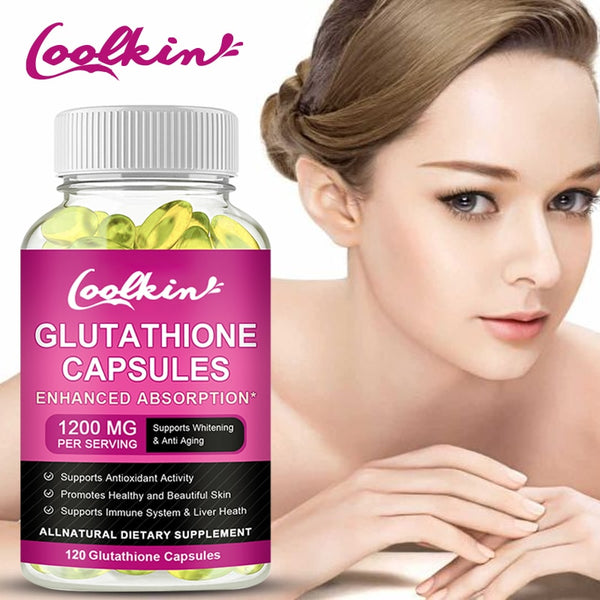 Glutathione, Collagen Capsules, Antioxidant Anti-Aging, Enhance Immunity Dull Skin Whitening Supplement