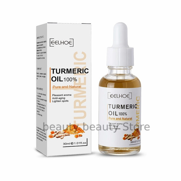 Turmeric Oil Skin To Lightening Acne Dark Patches Acne Bright Skin Dark Spot Corrector Anti Aging Face Whitening Serum Care in Pakistan