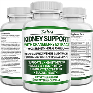 Kidney Support Supplement Helps Kidney Cleanse & Detoxify, Optimize Kidney Function, Relieve Adrenal Fatigue & Inflammation