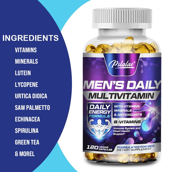 Men's Multivitamin Supplement with Vitamins A, B12, C, D and E for Energy Support and Zinc for Immune Health Support Non-GMO in Pakistan