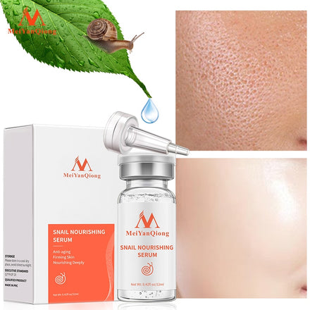 Pore Ampoule Snail100% Essence Hyaluronic Acid Liquid Whitening Spot Essence Shrink Pores Ampoule Anti-acne Regenerative Essence