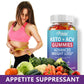 Keto ACV Gummies, Keto for Weight Loss Burners Work Fast, Keto + ACV Appetite Apple Cider Vinegar Supplement (60 Gummies)