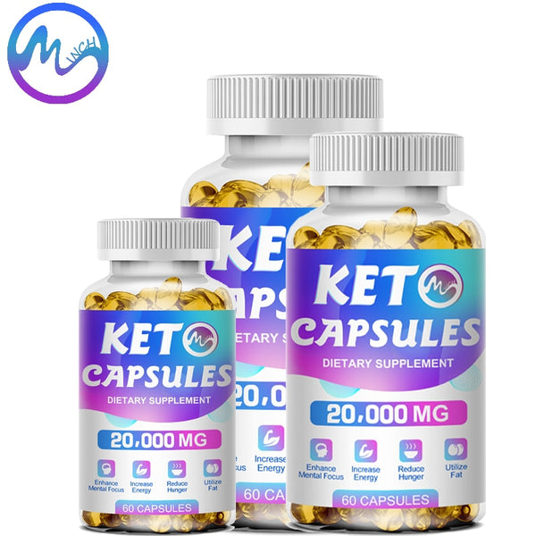 Minch Ketone Capsules Keto Supplement For Healthy Diet Weight Loss Management Burn Fat Supply Appetite Boost Energy For Adults in Pakistan