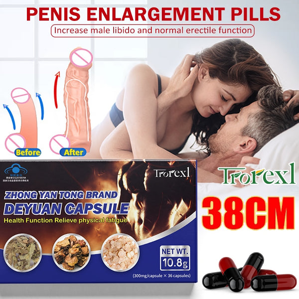 Natural Ginseng epimedium Capsules Male Prolong Strong Erections, Testosterone Booster Men Supplement Size Endurance Strength in Pakistan