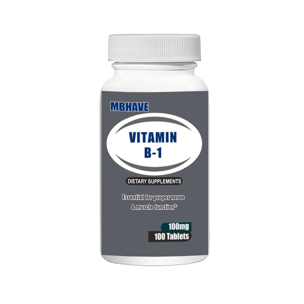 Vitamin B-1 100mg - 100 Tablets Essential for proper nerve & muscle function* in Pakistan