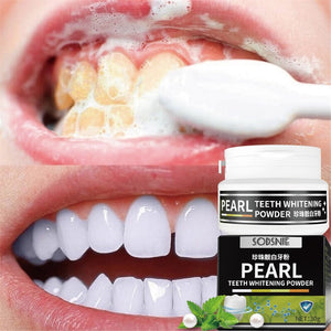 Pearl Teeth Whitening Powder Tooth Brightening Products  Remove Plaque Stains Oral Hygiene Essence Teeth Cleaning Toothpaste 30g