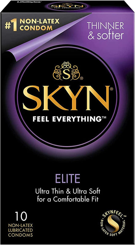 SKYN Elite – 36 Count – Ultra-Thin, Lubricated Latex-Free Condoms