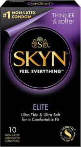 SKYN Elite – 36 Count – Ultra-Thin, Lubricated Latex-Free Condoms
