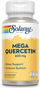 SOLARAY Mega Quercetin Healthy Cells, Heart, Circulatory & Respiratory System Support Bioflavonoids & AMPK Activator Non-GMO, Vegan 60 VegCaps in Pakistan