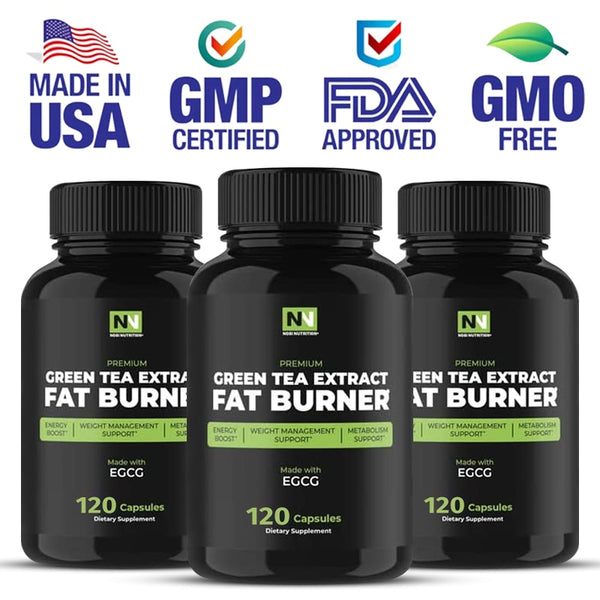 Green Tea Extract Supplements - Appetite Suppressant, Metabolism Booster - Healthy Weight Loss for Men and Women in Pakistan