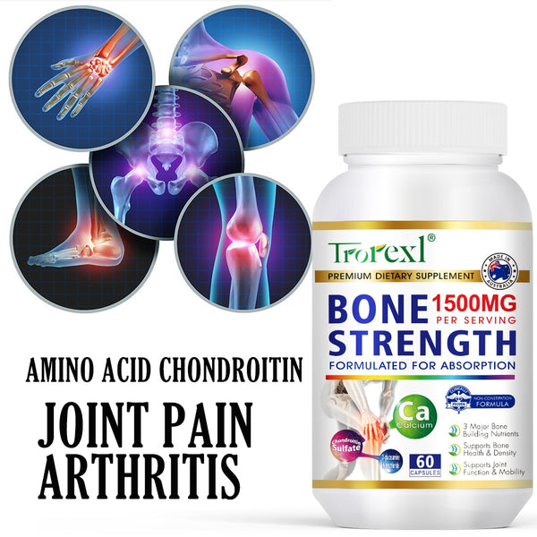 Chondroitin Joint Support Supplement for Joint Relief, Health & Comfort - Great for Sore Knees & Hands 60 Capsules in Pakistan