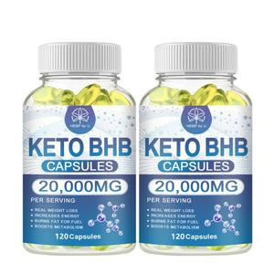 BHB Keto Capsule for Adult Men&Women Slimming Product Lose Weight Appetite Inhibitors Fat Burner Gym Supplement Fast Burning Fat