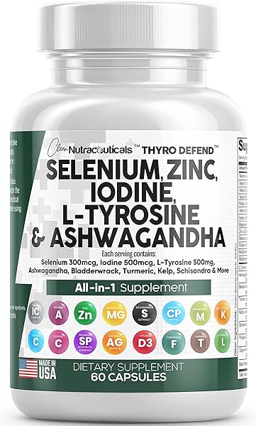 Selenium 300mcg Zinc 50mg Iodine 500mcg L Tyr in Pakistan