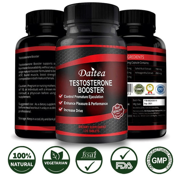 Daitea Testosterone Booster for Men - Testosterone Supplements for Health, Energy & Endurance, Muscle Mass in Pakistan